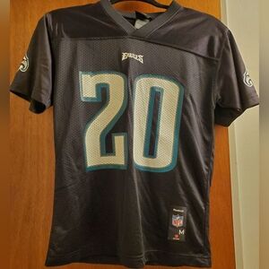 Reebok Black Philadelphia Eagles Throwback Dawkins Football Jersey